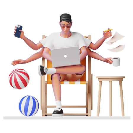 کانال سیگنال VIP مستر شادو 1 man doing multitasking 5984583 4971253 1